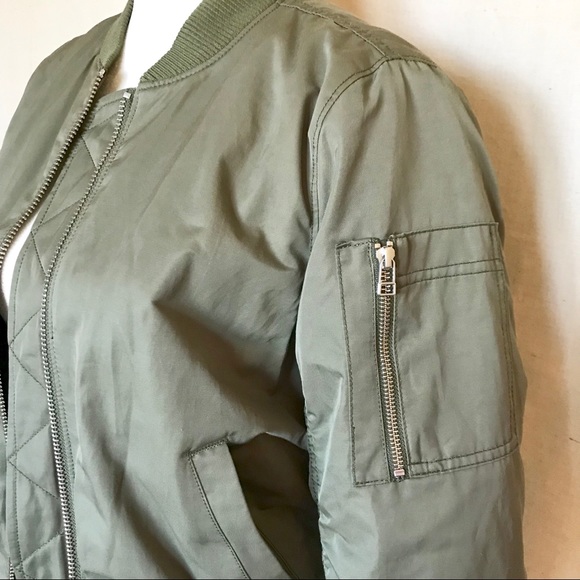 Madewell Jackets & Blazers - Madewell Olive Fully Lined Bomber Jacket